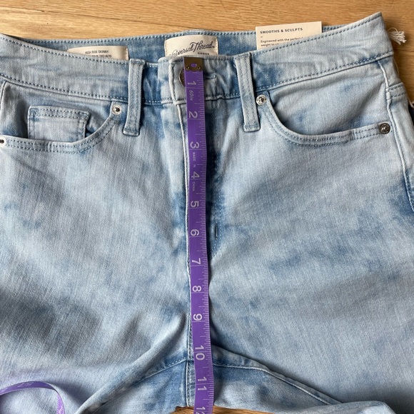 Universal Thread High Rise Skinny Acid Wash Jeans Size 4 New With Tags - Picture 13 of 14
